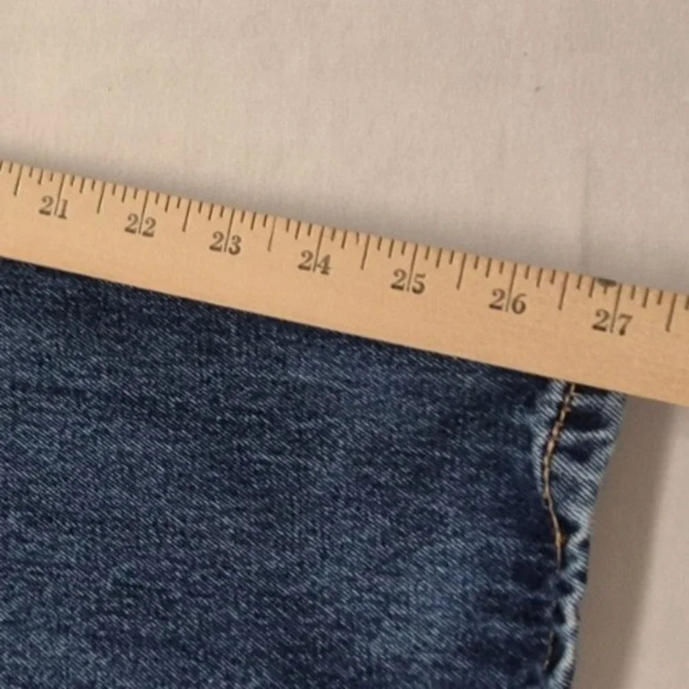 Levi Strauss men's 505 dark wash denim blue‎ jeans 36x30 100% Cotton